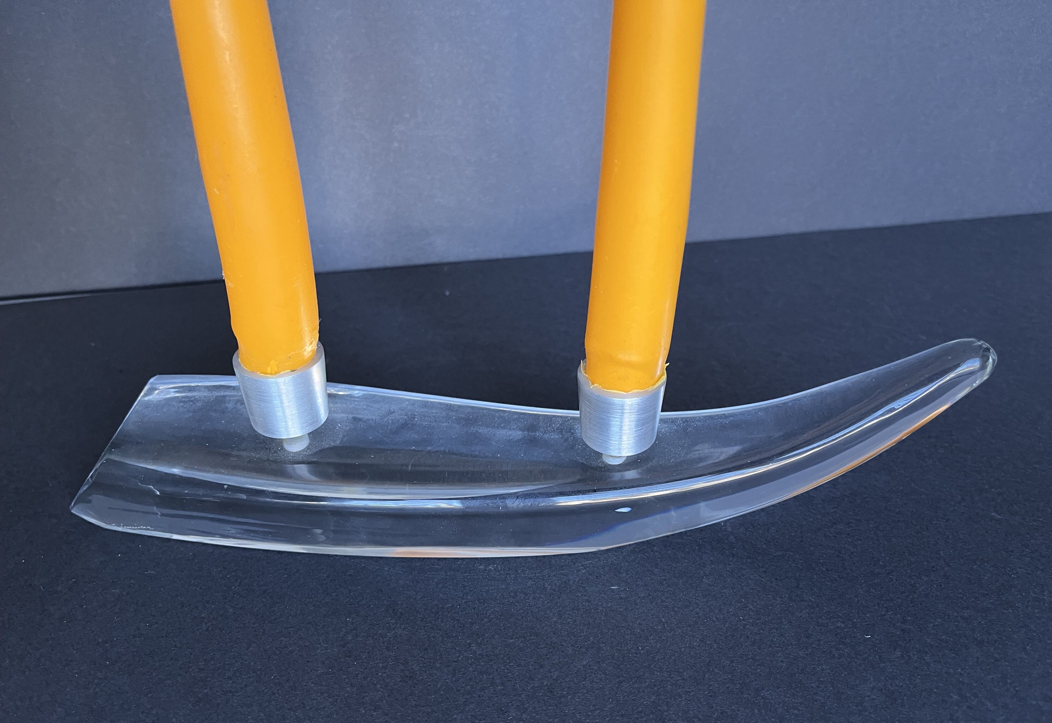 Crystal candle holder