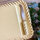 Vintage Yellow and Gold Ceramic Cheese Board