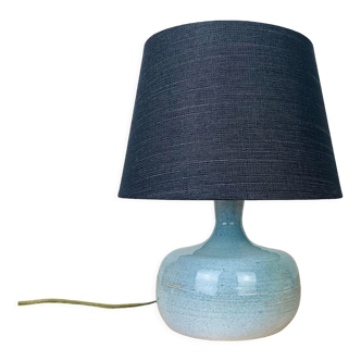 Blue ceramic fig lamp