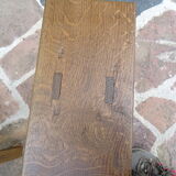 Pair of solid oak benches