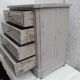 Dresser 19th century gray aged patina