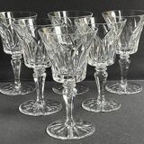 6 Verres à eau taille n° 2 - Saint Louis service Camargue