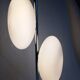 Italian design lamp Fabas Luce – Double adjustable pebble – Chrome &