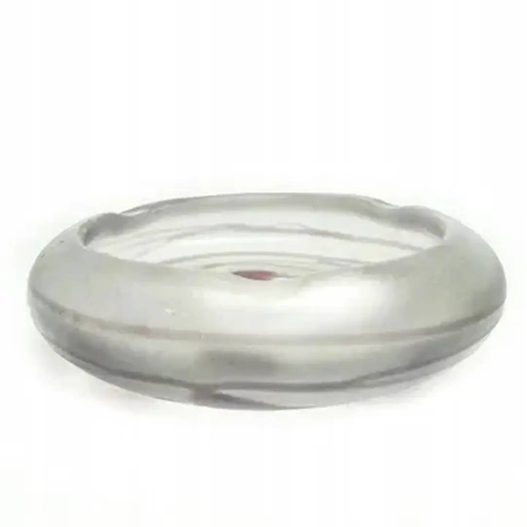 Art Nouveau fruit bowl, glass, Germany, 1970s