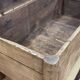 Banc coffre du  18ème en chêne brut - L=1m32, P=65cm, H=62cm.