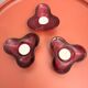 3 Villeroy and Boch design tealight holders