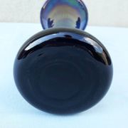 Iridescent glass vase
