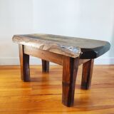 Brutalist vintage coffee table