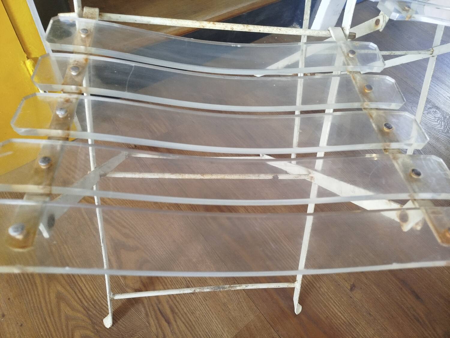 Pair of vintage folding chairs "The Invisibles" by Lebovici and Berthet