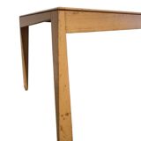 Table vintage 200x90 à pieds asymétriques, design néerlandais Hennie de Jong années 1980