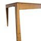 Vintage 200x90 asymetric legs Dutch design table Hennie de Jong 1980s