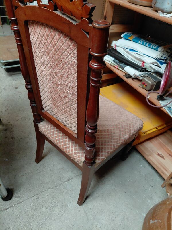 Chaise de nourrice tissu velours