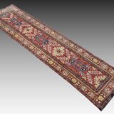 Ghazni Kazak Afghanistan Oriental Rug: 3.09 x 0.80 Meters - Fully Handmade Runner Rug