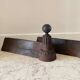 Pair of old vintage steel andirons