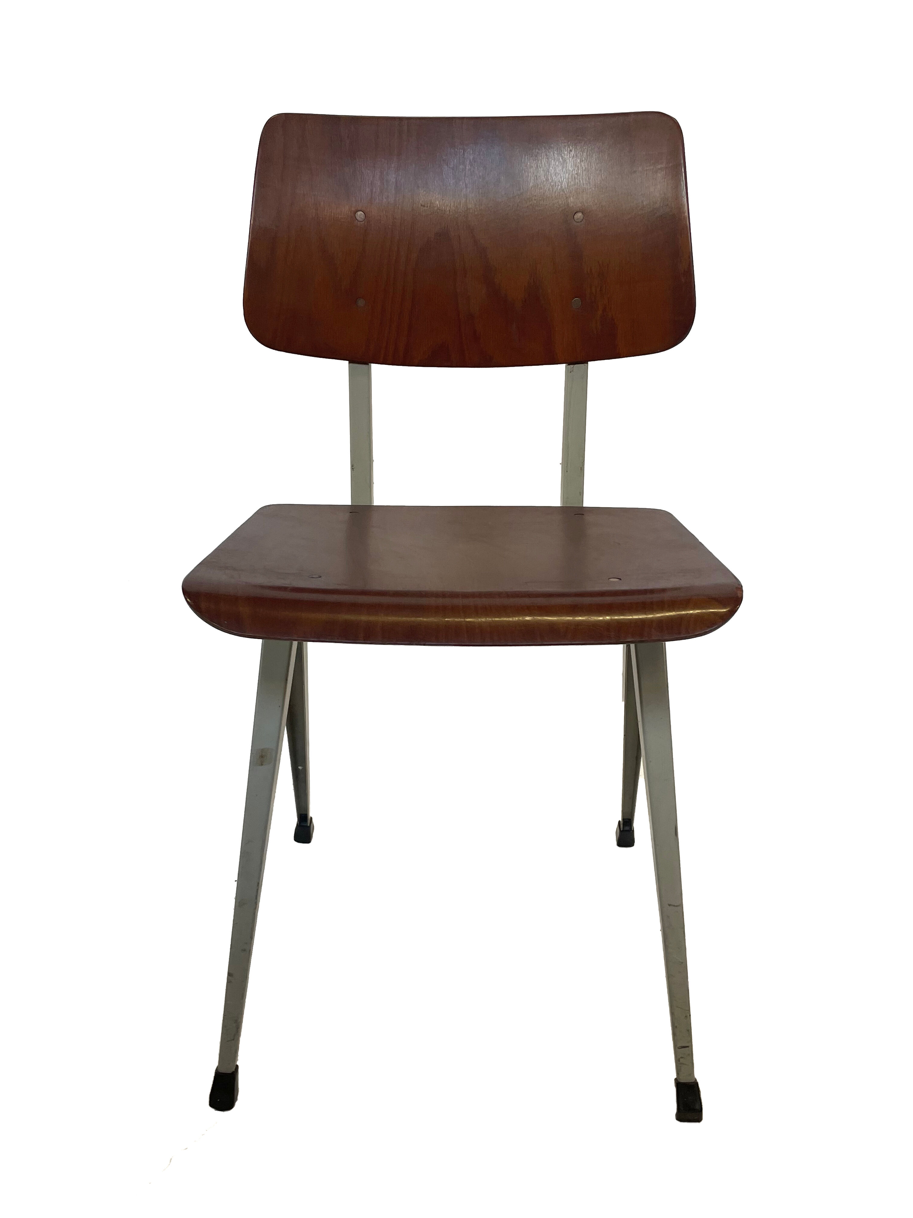 Industrial chair Galvanitas S16 Pagholz Netherlands 60's Design