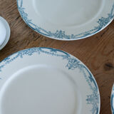 Antique dessert plates-iron ground