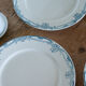 Antique dessert plates-iron ground
