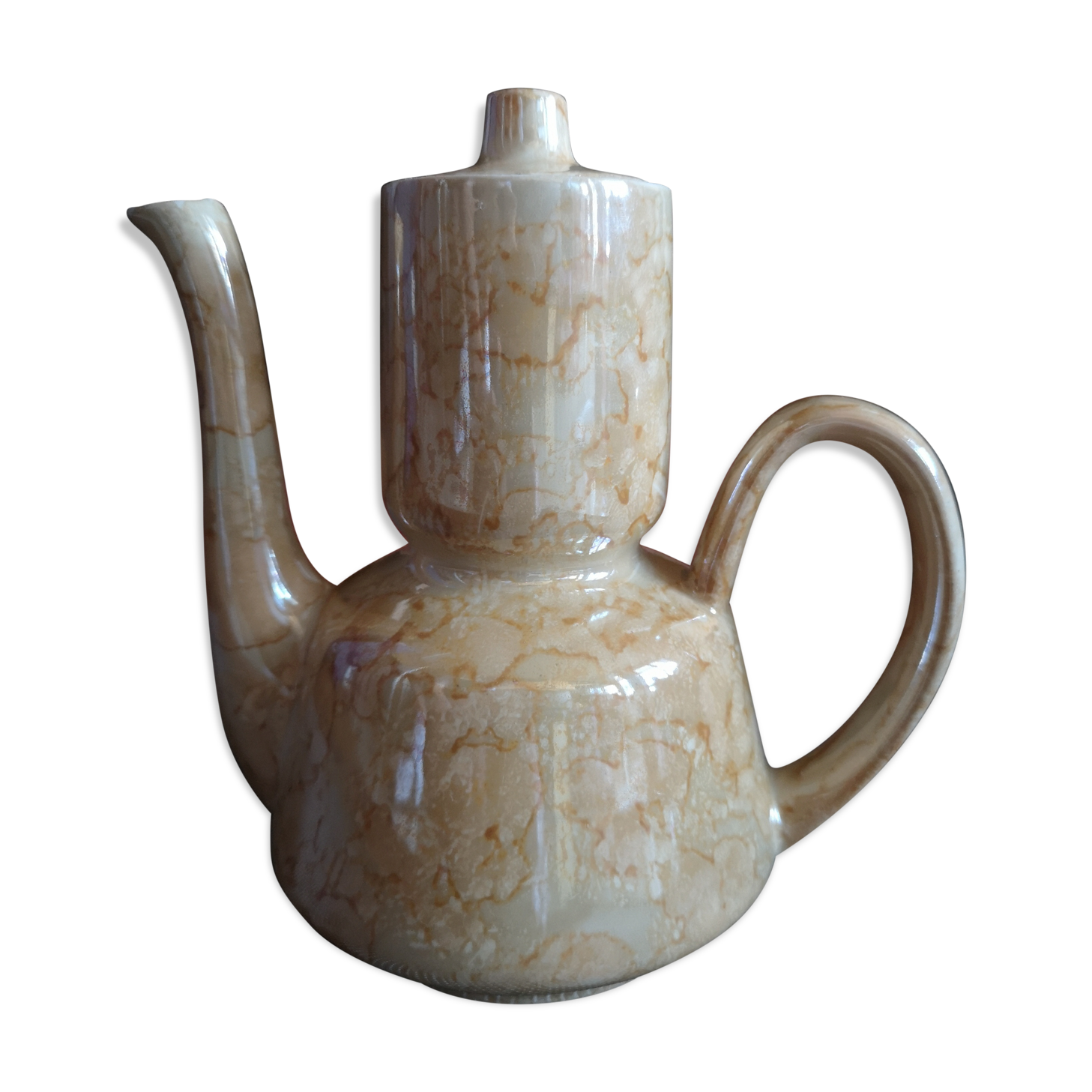 Russian earthenware teapot 60/70s