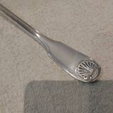Christofle Vendome silver plated soup ladle, goldsmith, 31.5cm