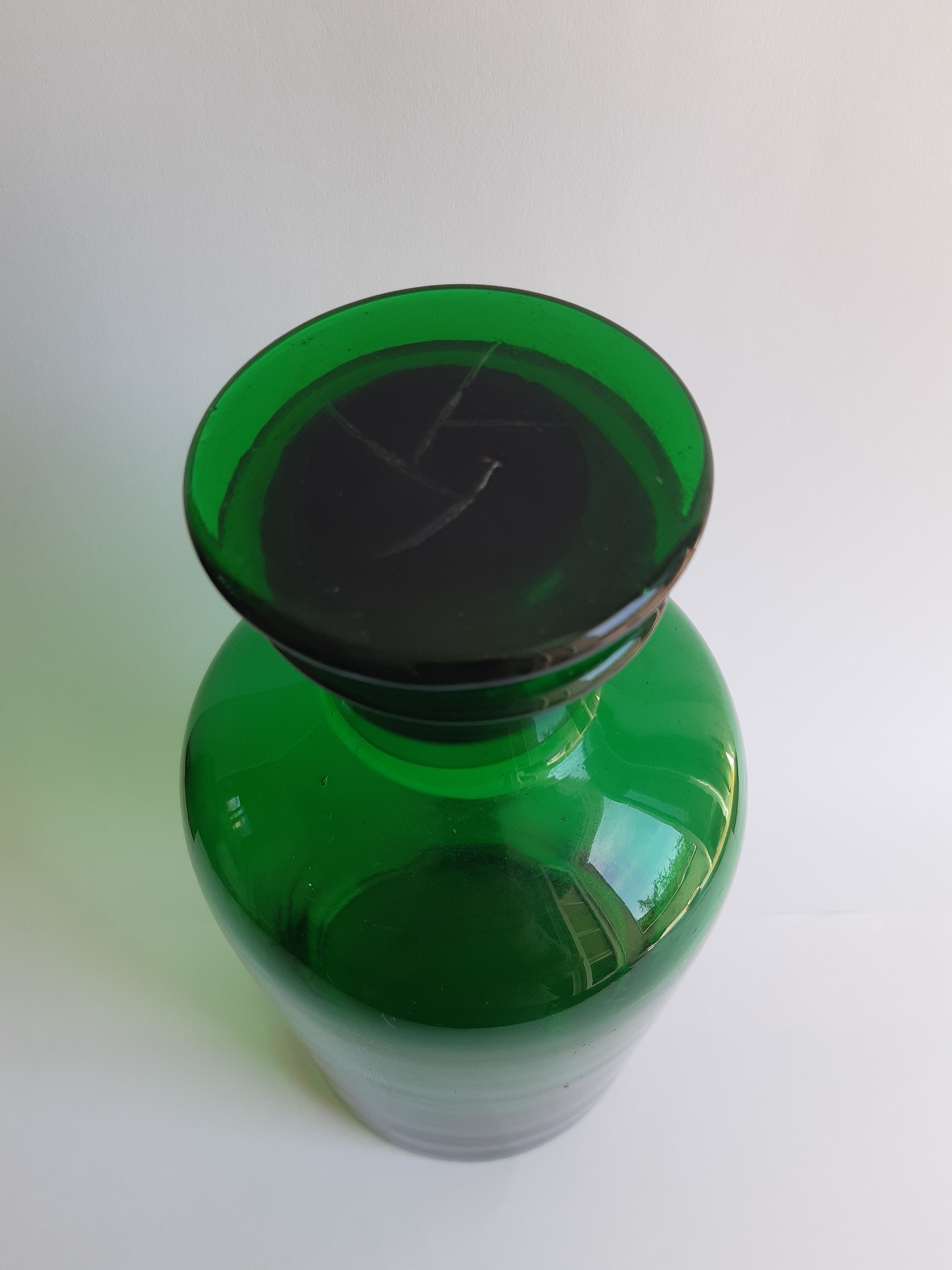 Pot apothicaire vert vintage