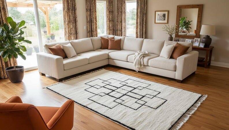 Moroccan rug, size 150x250 cm