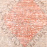 3x12 Pale Red & Brown Vintage Runner Rug, 82x336Cm