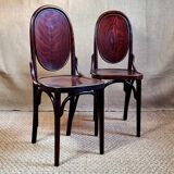 Pair of Horgen-Glaris bistro chairs from the 1920s