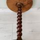 Antique solid wood side table