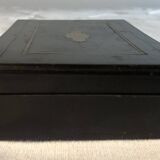 Cuillères vermeil (en argent doré) dans coffret en bois noir