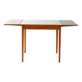 Table vintage scandinave en teck et formica