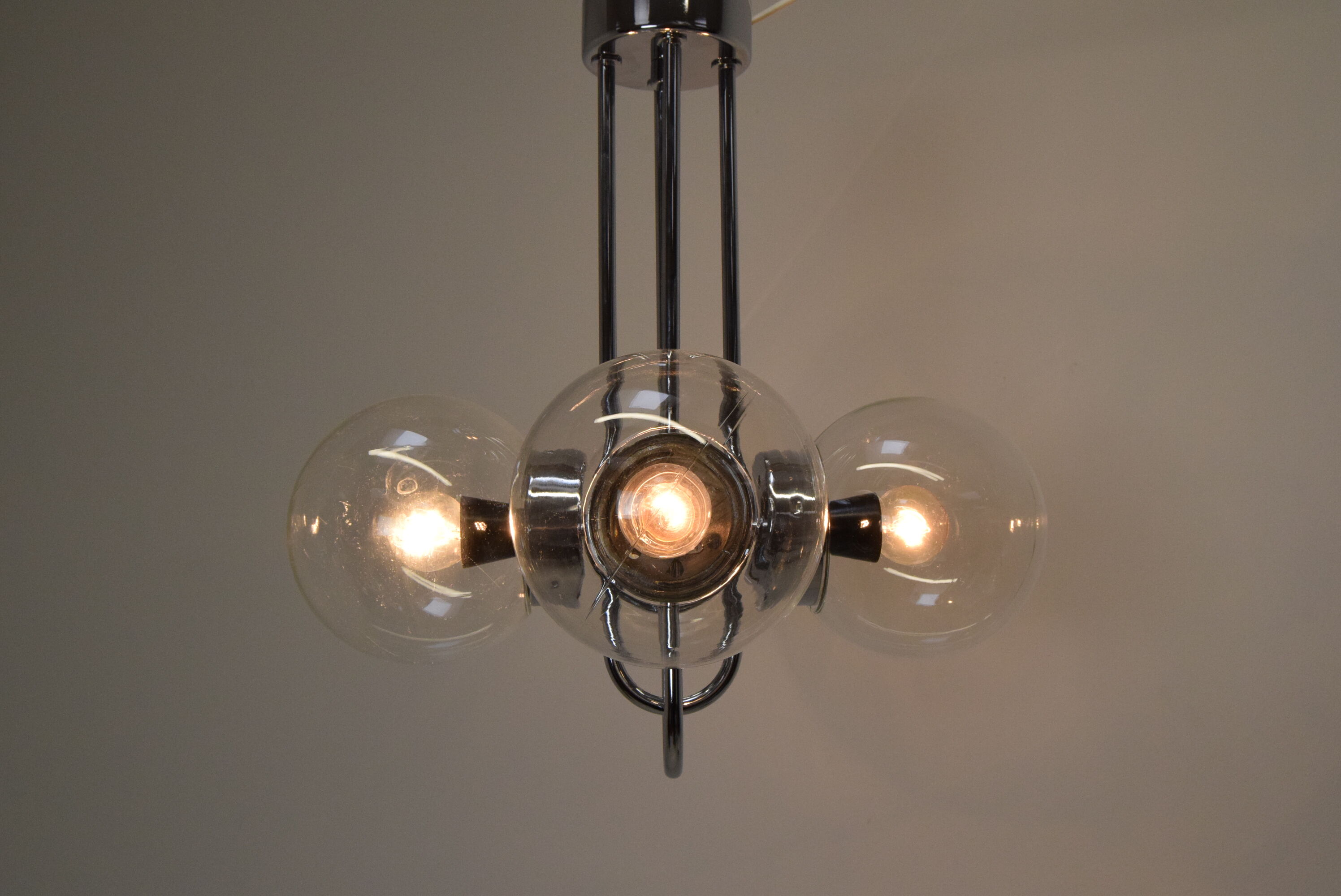 Mid-century Chandelier by Instala Decin,1970's.