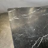 Addor 60s sculptural marble and brass coffee table