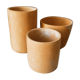 3 terracotta pencil pots