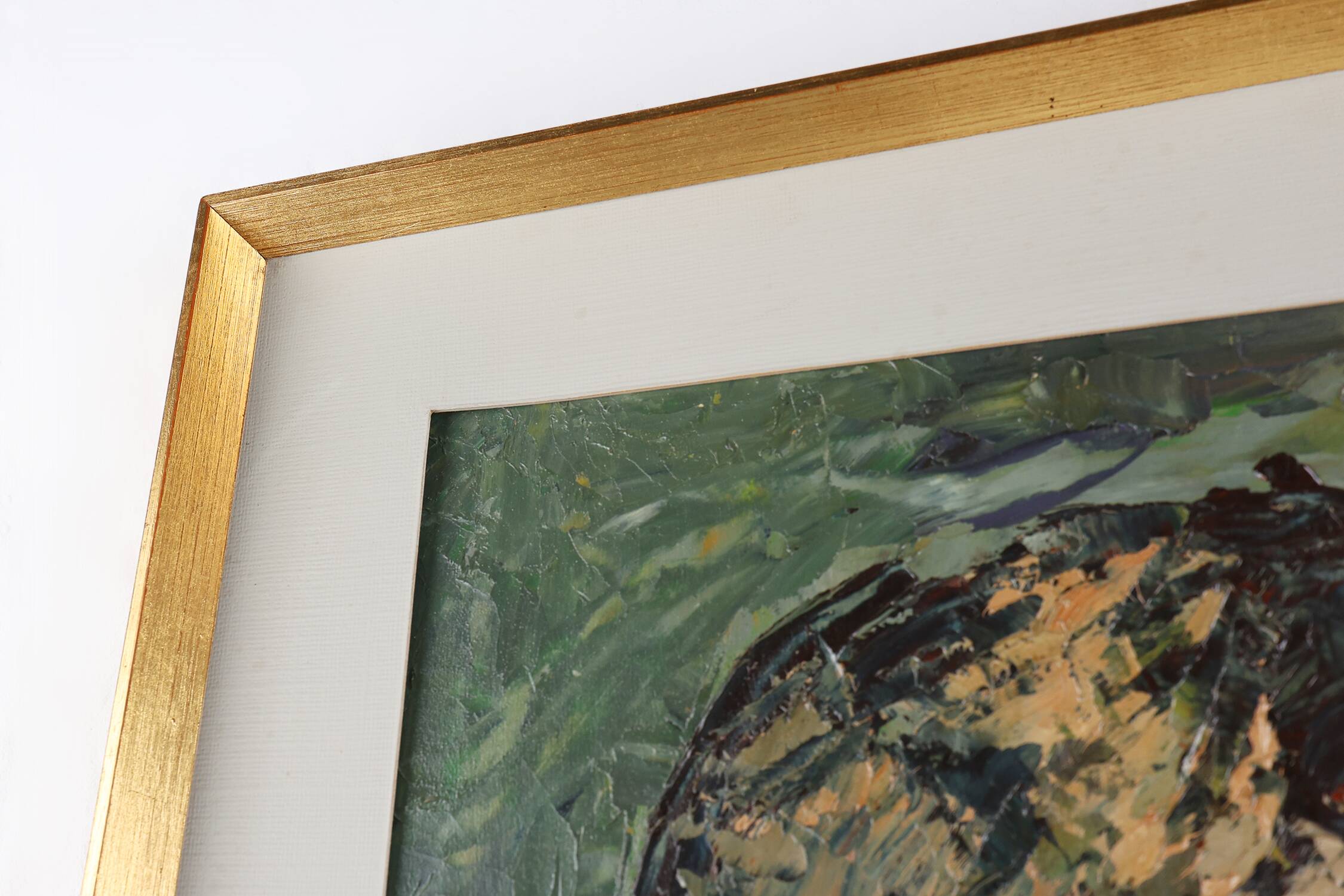 Mid-century oil painting of a child signed by the Belgium artist Jan Vandek