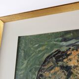 Mid-century oil painting of a child signed by the Belgium artist Jan Vandek