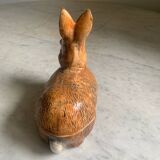 Ceramic rabbit terrine