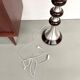 Modernist aluminum floor lamp