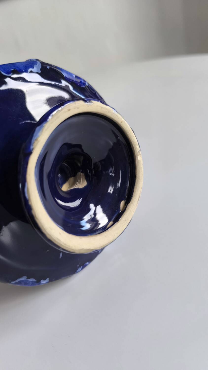 Morvan earthenware candle holder