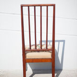 Wooden nurse chair with upholstery seat