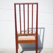 Wooden nurse chair with upholstery seat