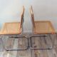 Pair of chairs Marcel Breuer Cesca B32