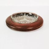 Mid Century teak snack plate, Richard Forgan Bwt, United Kingdom, 1960s.