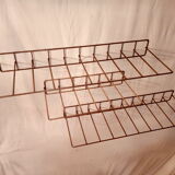 Vintage brass shelves