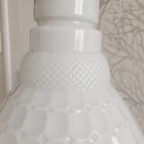 White opaline pendant light