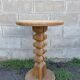 Table de bistrot en bois brut