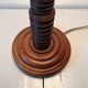 Vintage turned wood lamp