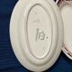 Lot 2 flat ceramic cup plate by Badonviller model Bernard