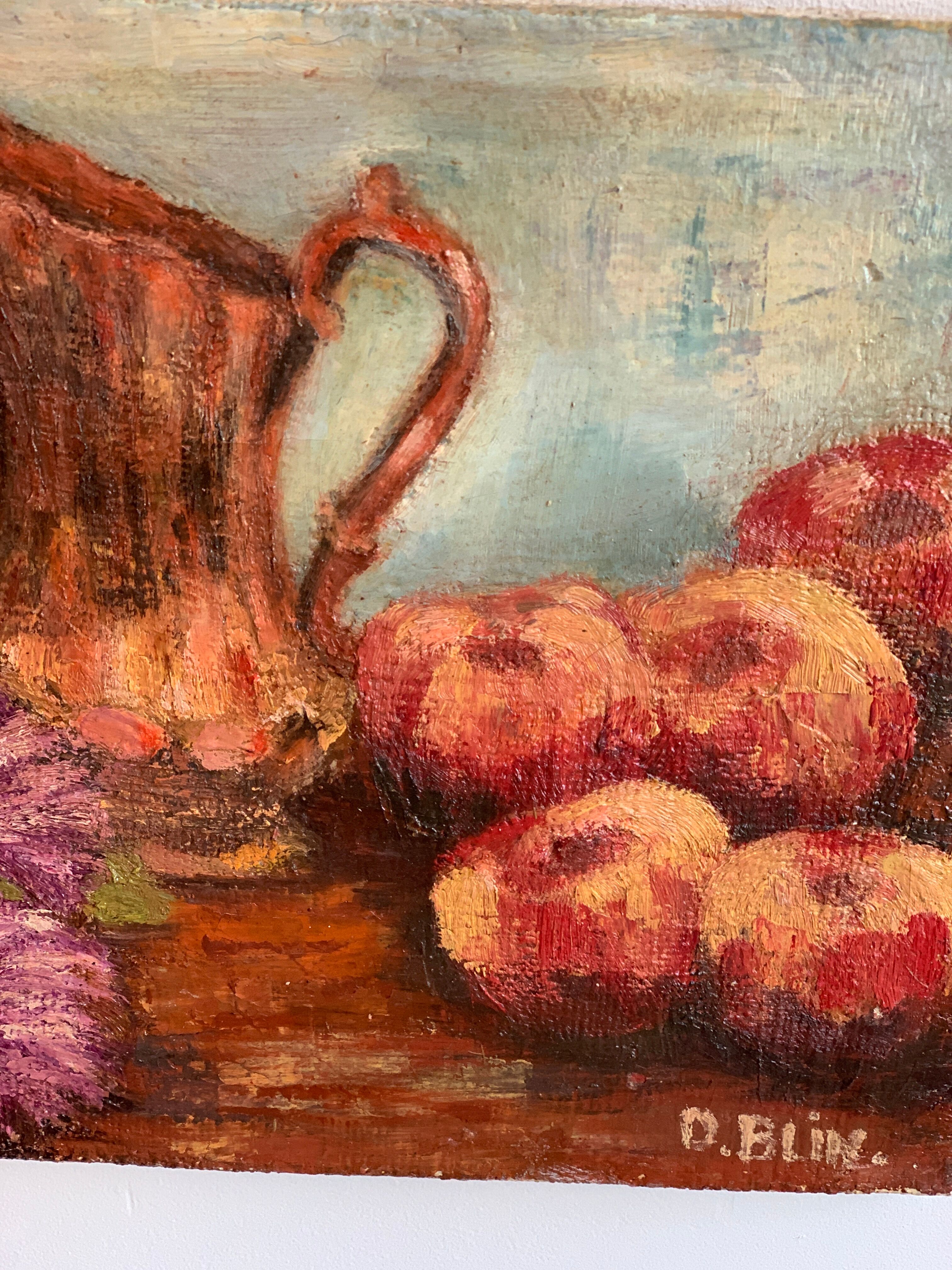 Still life in oil