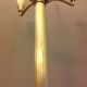 Four-fire retro brushed brass lamppost, 30-40s