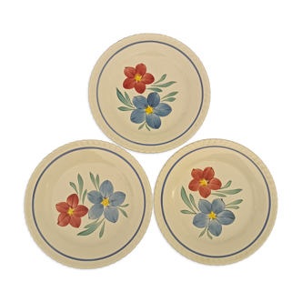 Dessert plates Sarreguemines